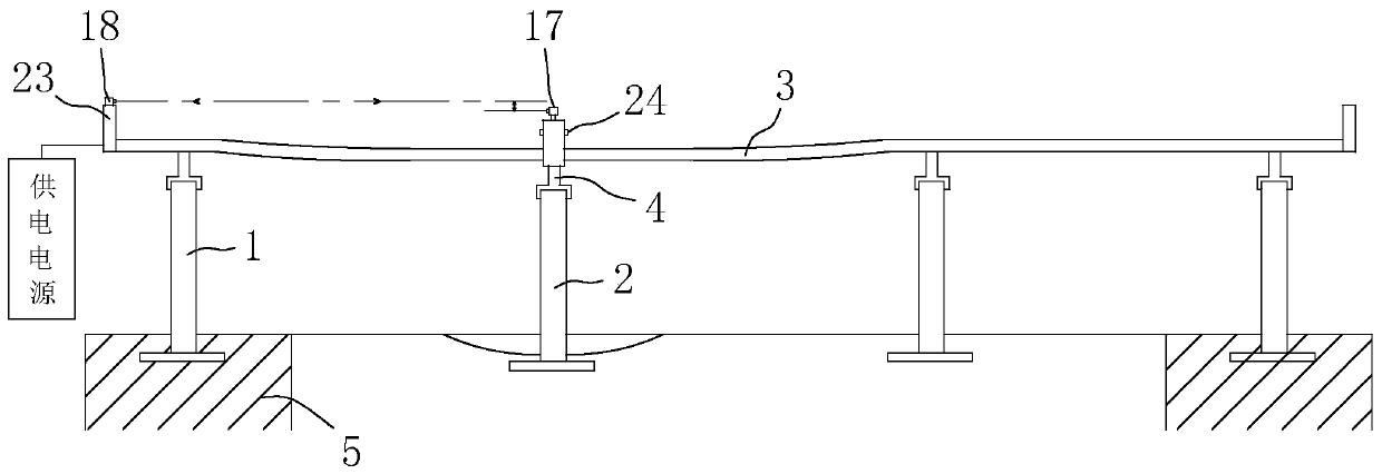 A monitoring system and method for subgrade settlement