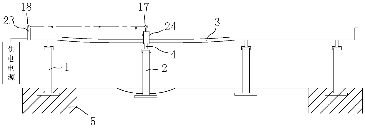 A monitoring system and method for subgrade settlement