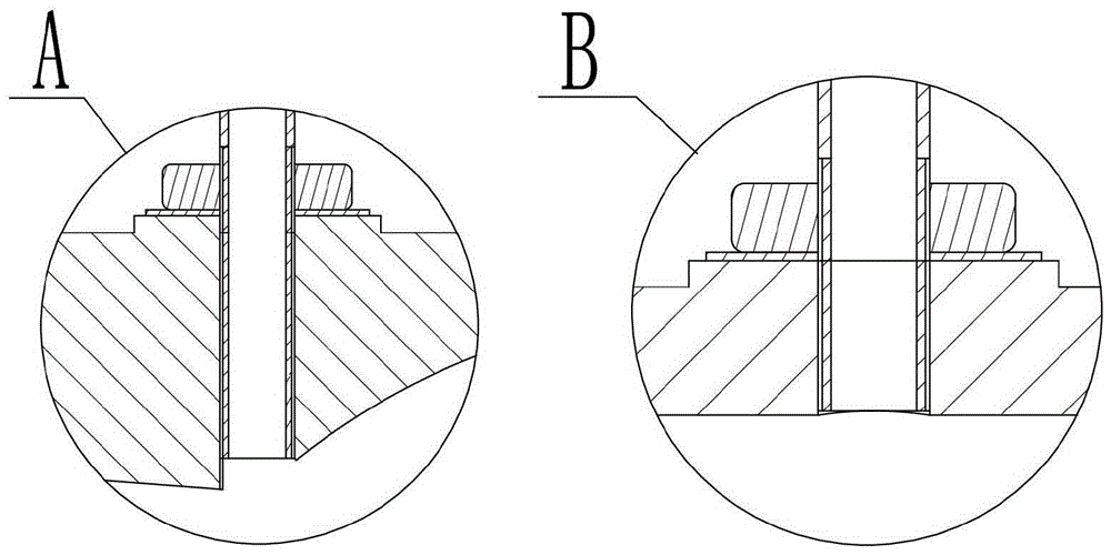 Device for improving internal flow stability of diagonal flow pump