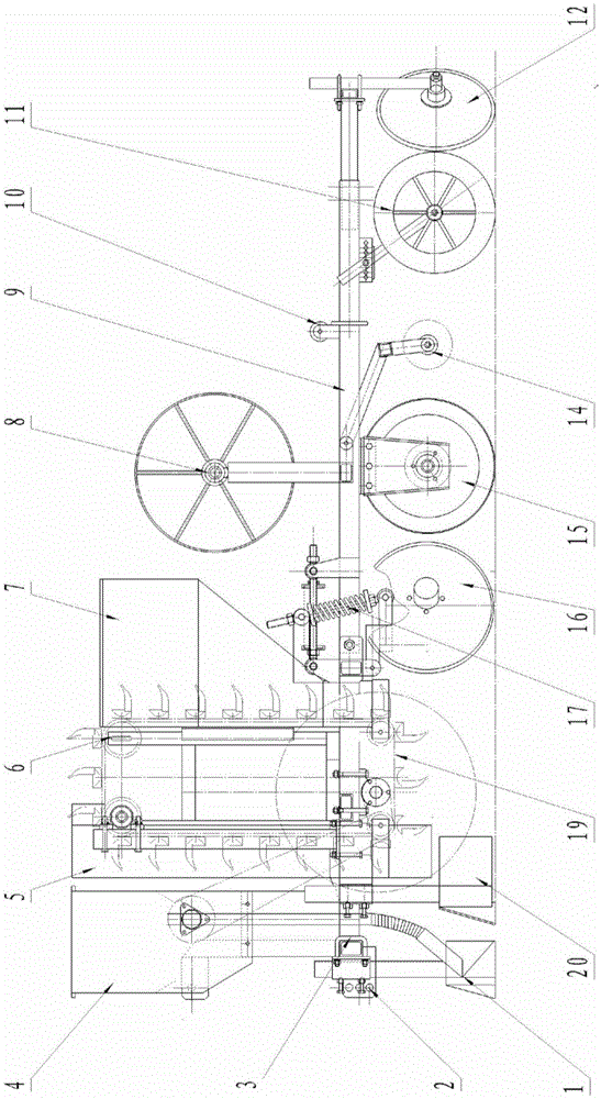 High-ridge ridge side double-row film-covered drip irrigation planting method and special seeder