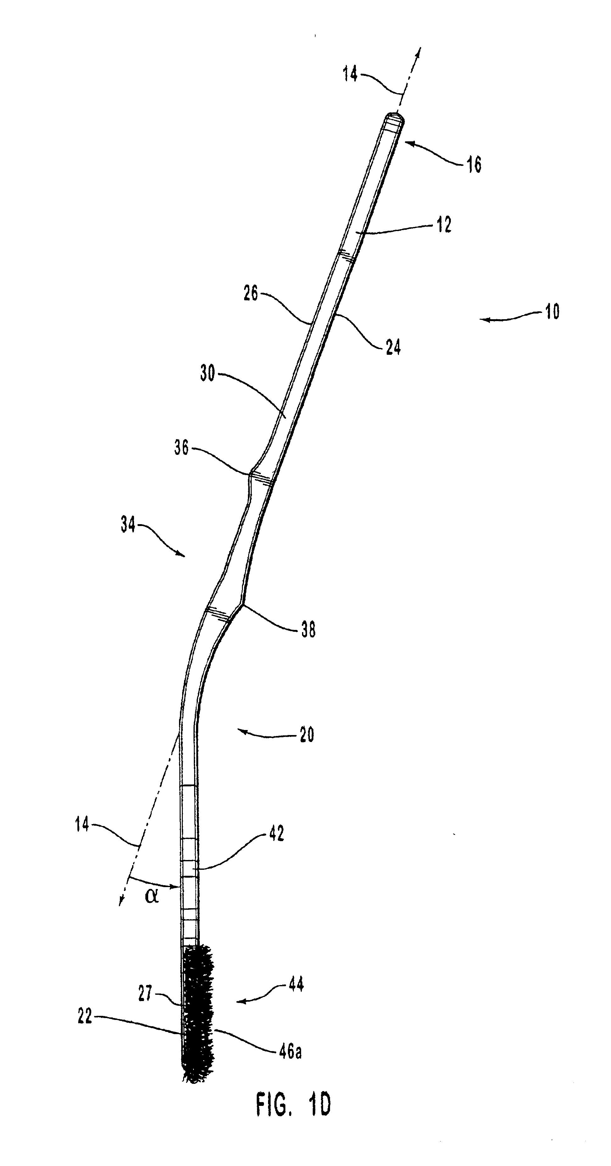 Powered tongue cleaning device