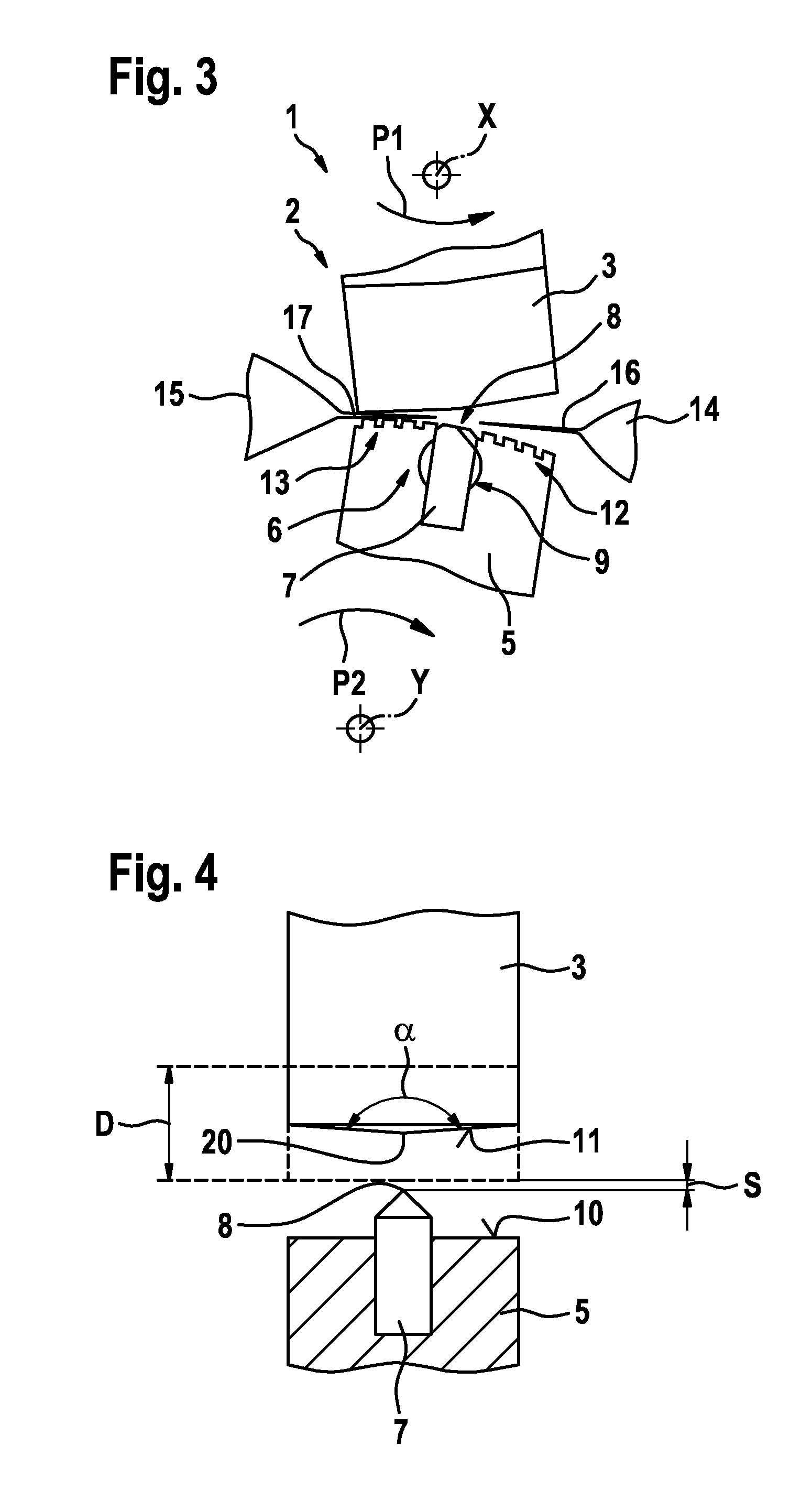 Apparatus for cutting a packaging material for a package