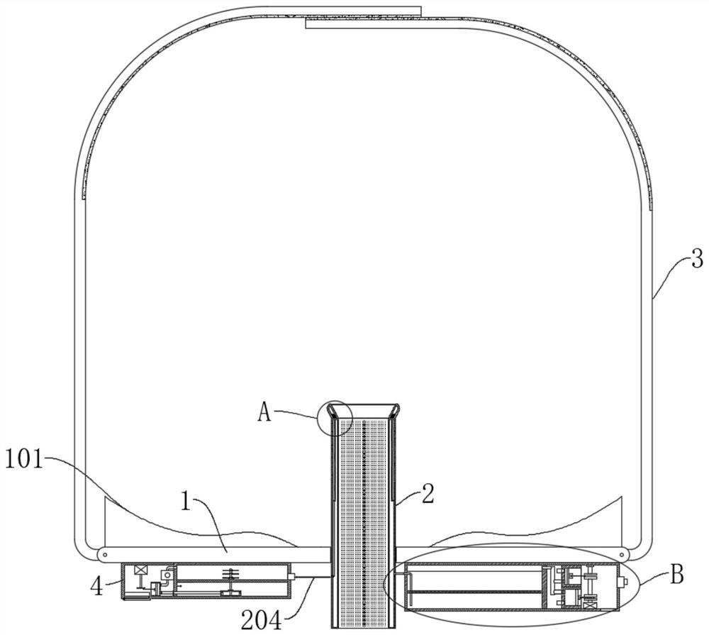 Clinical postoperative pain-easing and bleeding-arresting device for proctology department