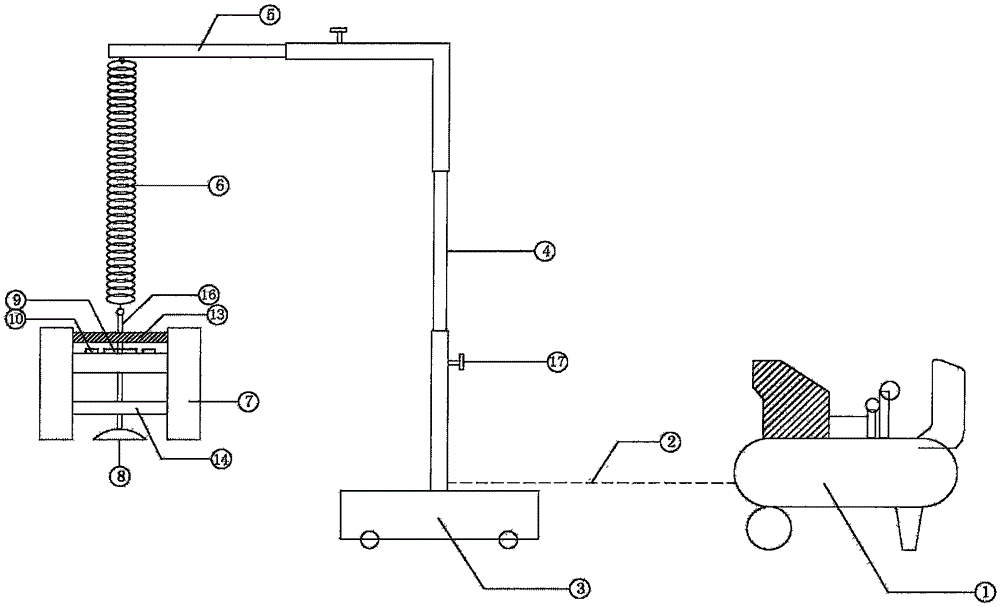 Flooring tile paving mechanical hand