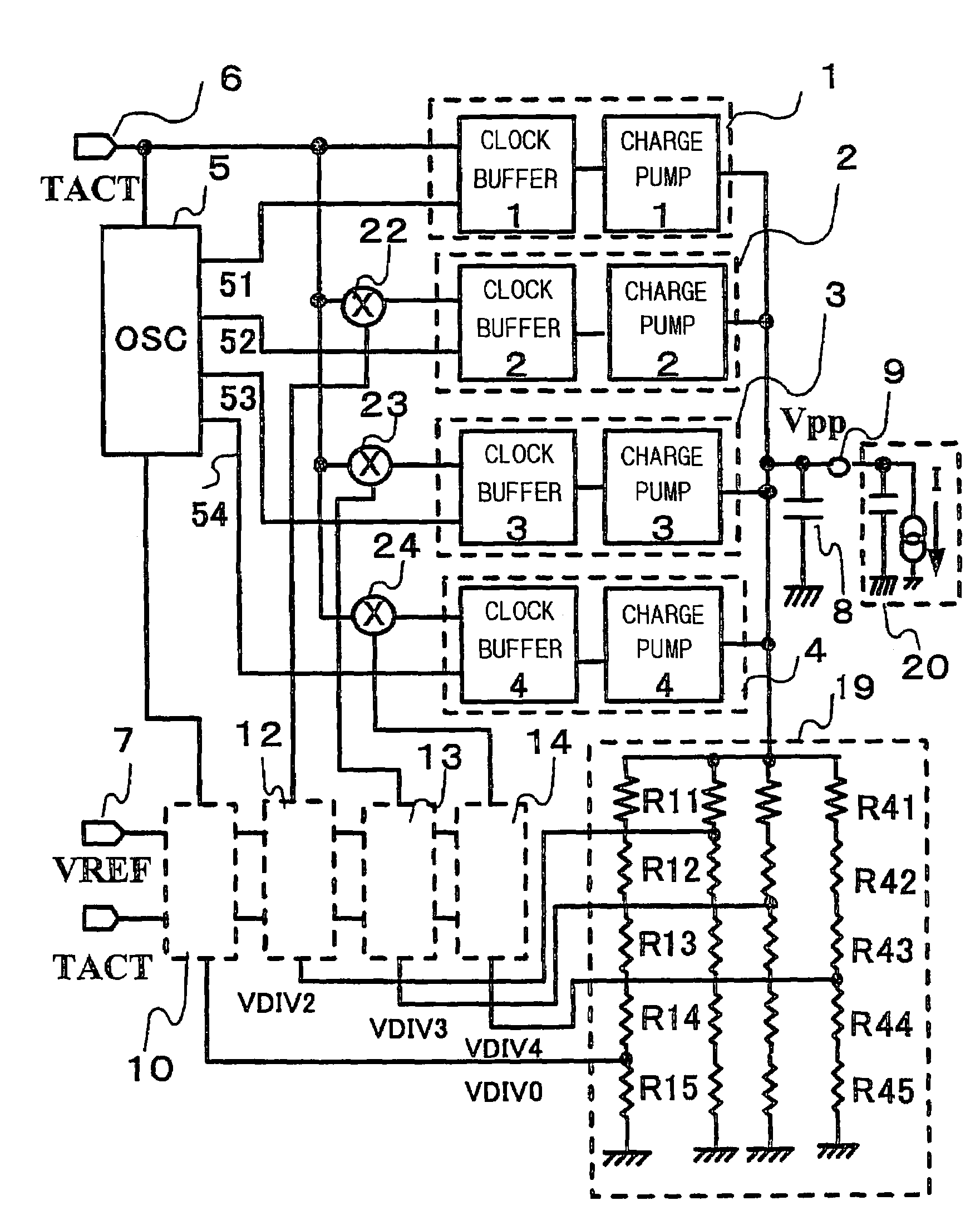 Booster circuit and semiconductor device having same