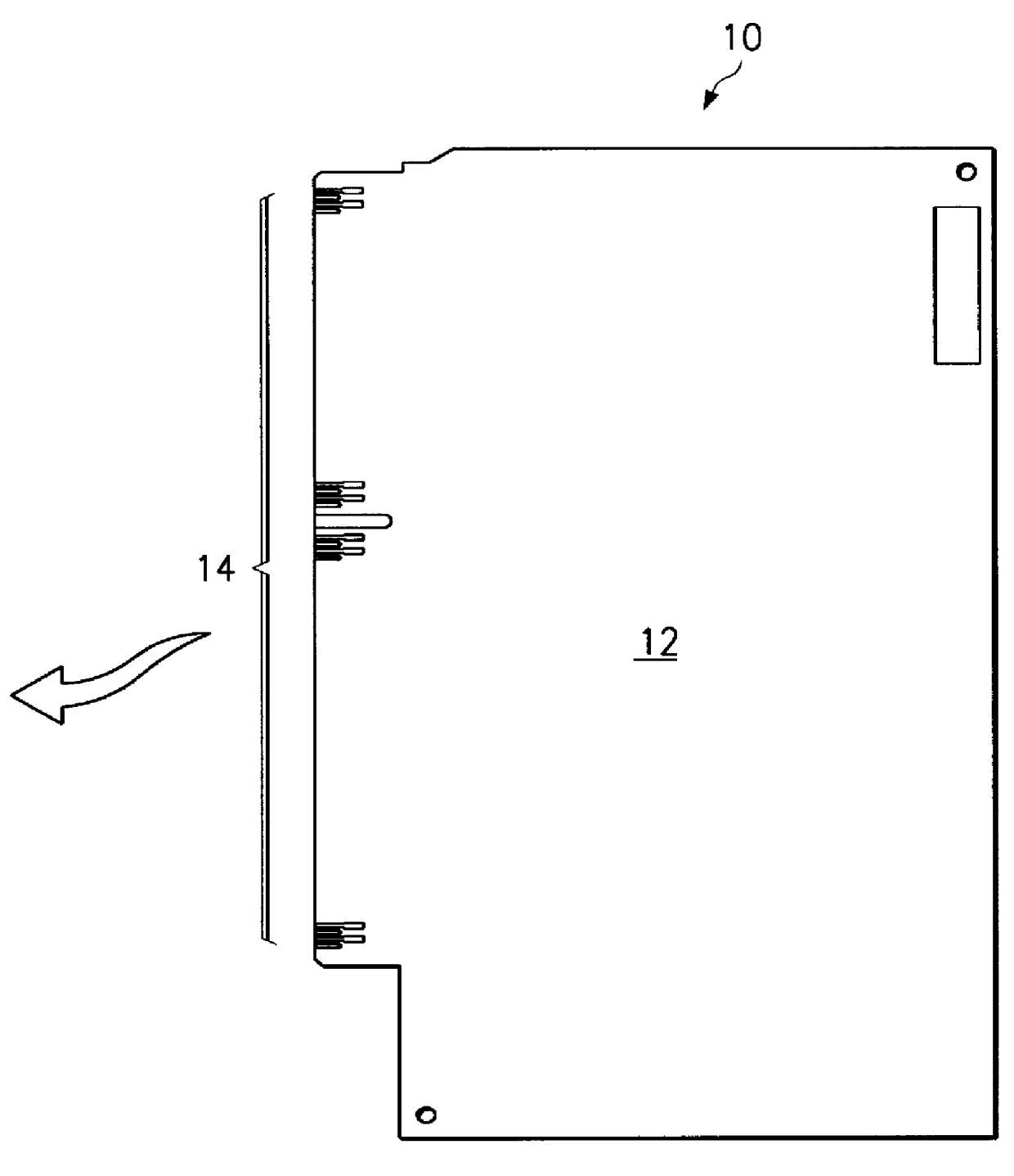 Method for reducing shorts on a printed circuit board edge connector