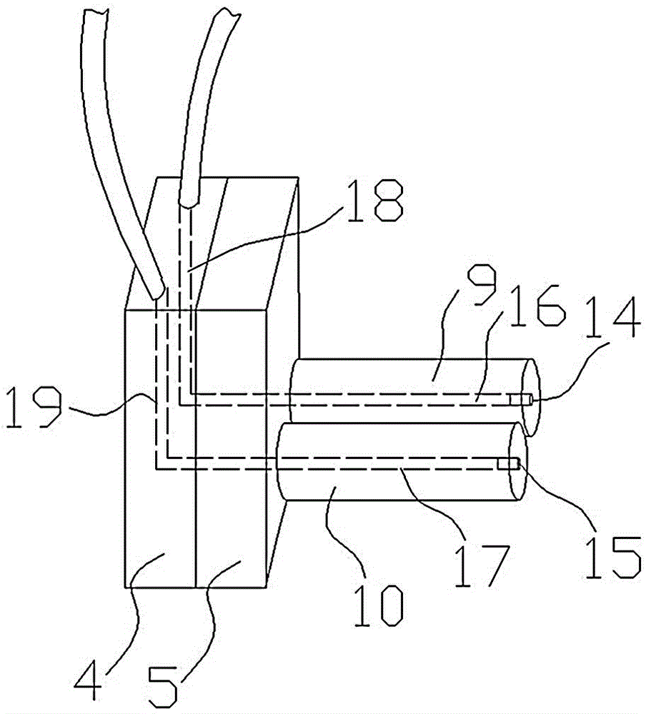 Pneumatic demolding injection molding mold for thermos bottle caps