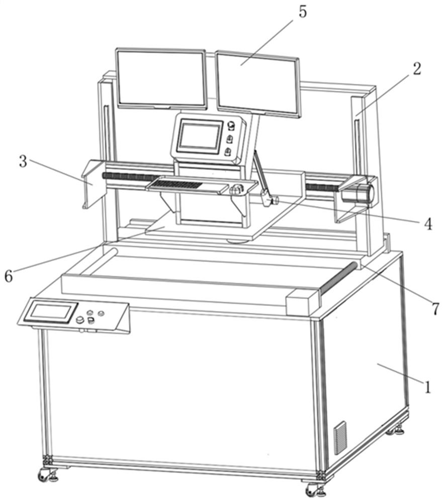 Intelligent workbench for graphic design drawing teaching