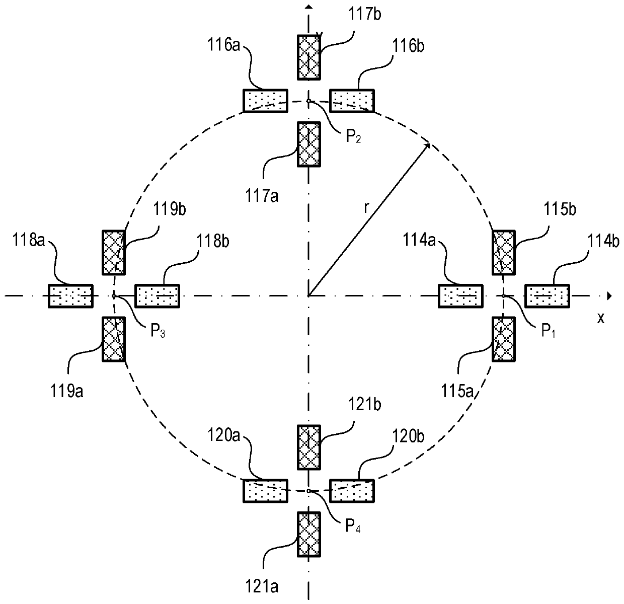 Magnetic angular position sensor