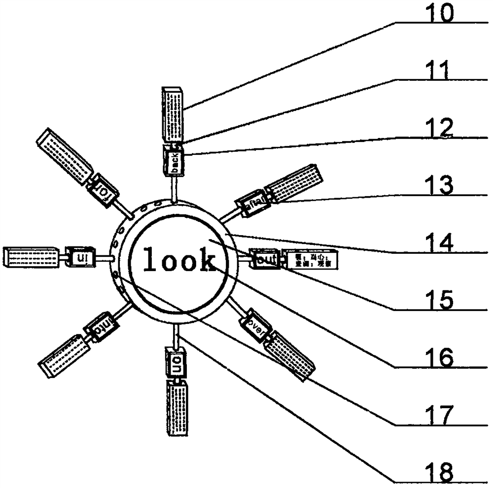 A learning aid device for English and American literature education and teaching