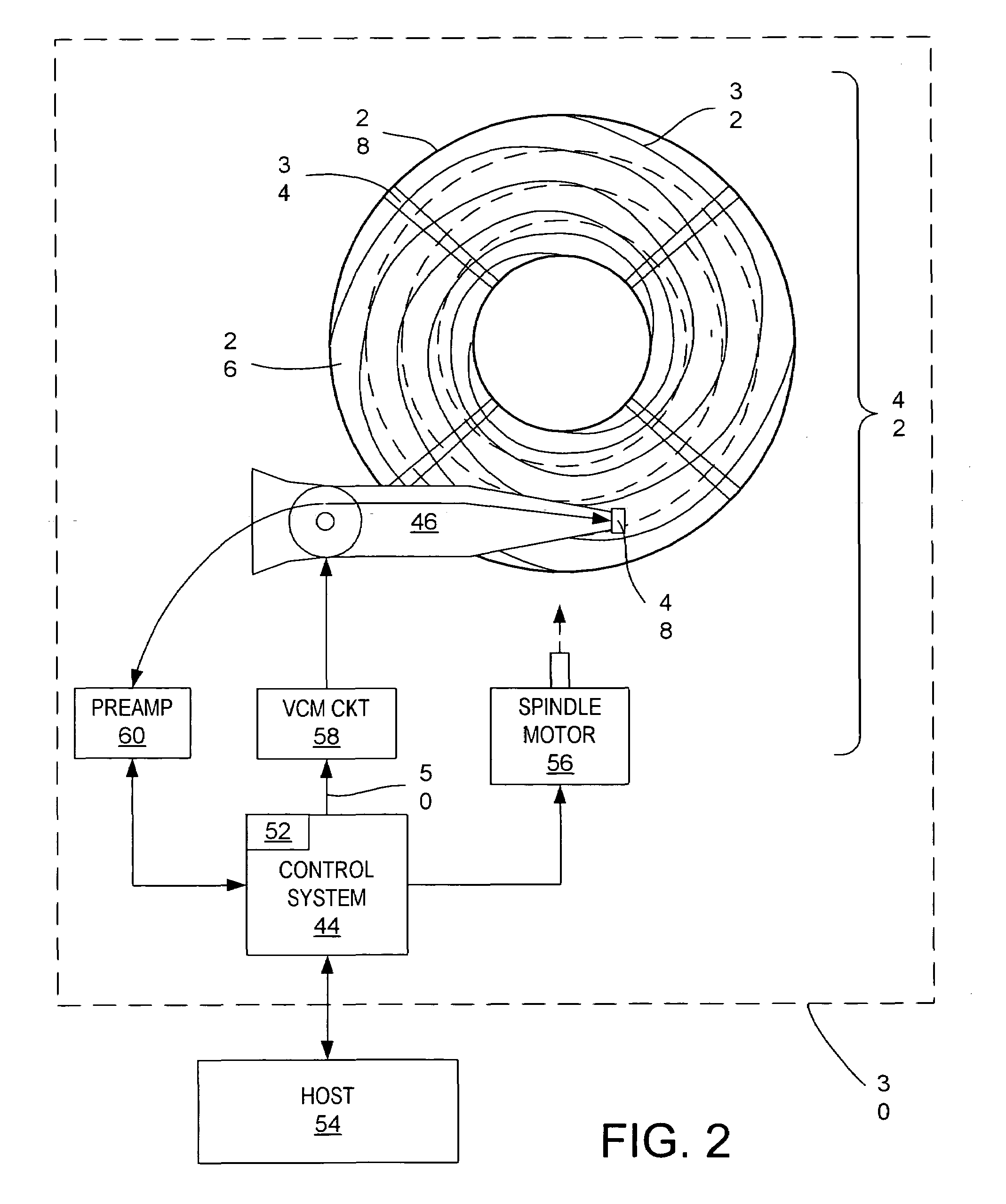 Determining repeatable runout cancellation information using PES information generated during self servo-writing operations