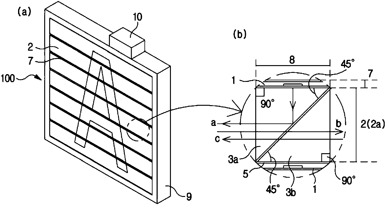 Transparent LED display device