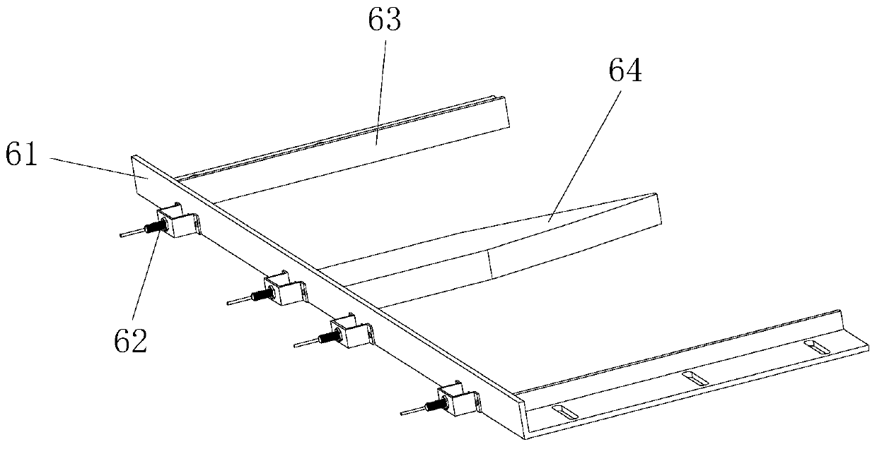 Magnetic material tray switch and implementation method thereof