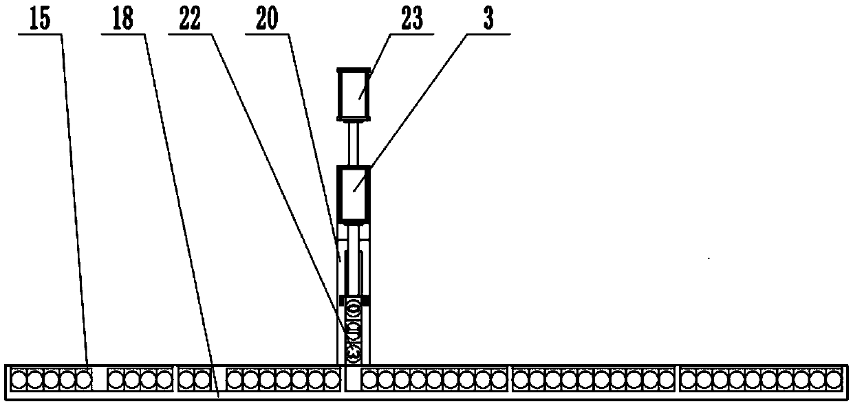 Linear type dual-layer automatic coding steel seal coding device