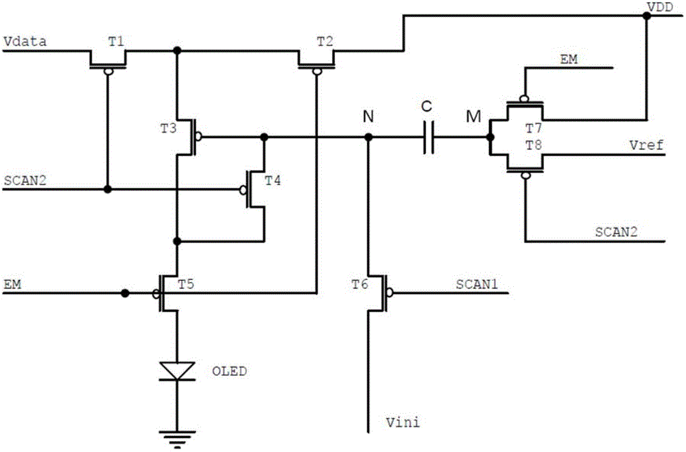 Pixel circuit of organic light emitting display