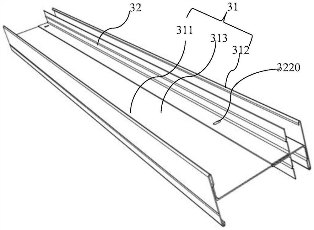 Shaftway wall and mounting method thereof