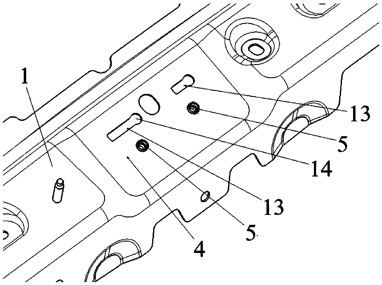 An openable and tightened back door lock capable of ensuring meshing performance and an assembly method