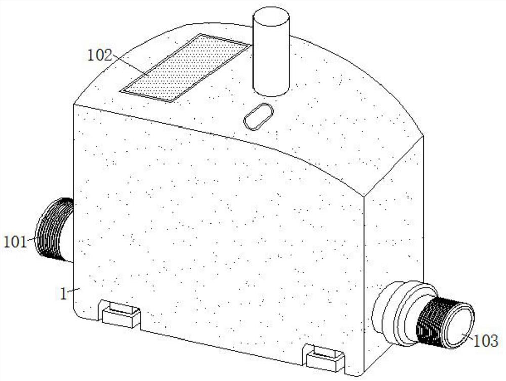 Double-key encrypted ultrasonic internet-of-things water meter