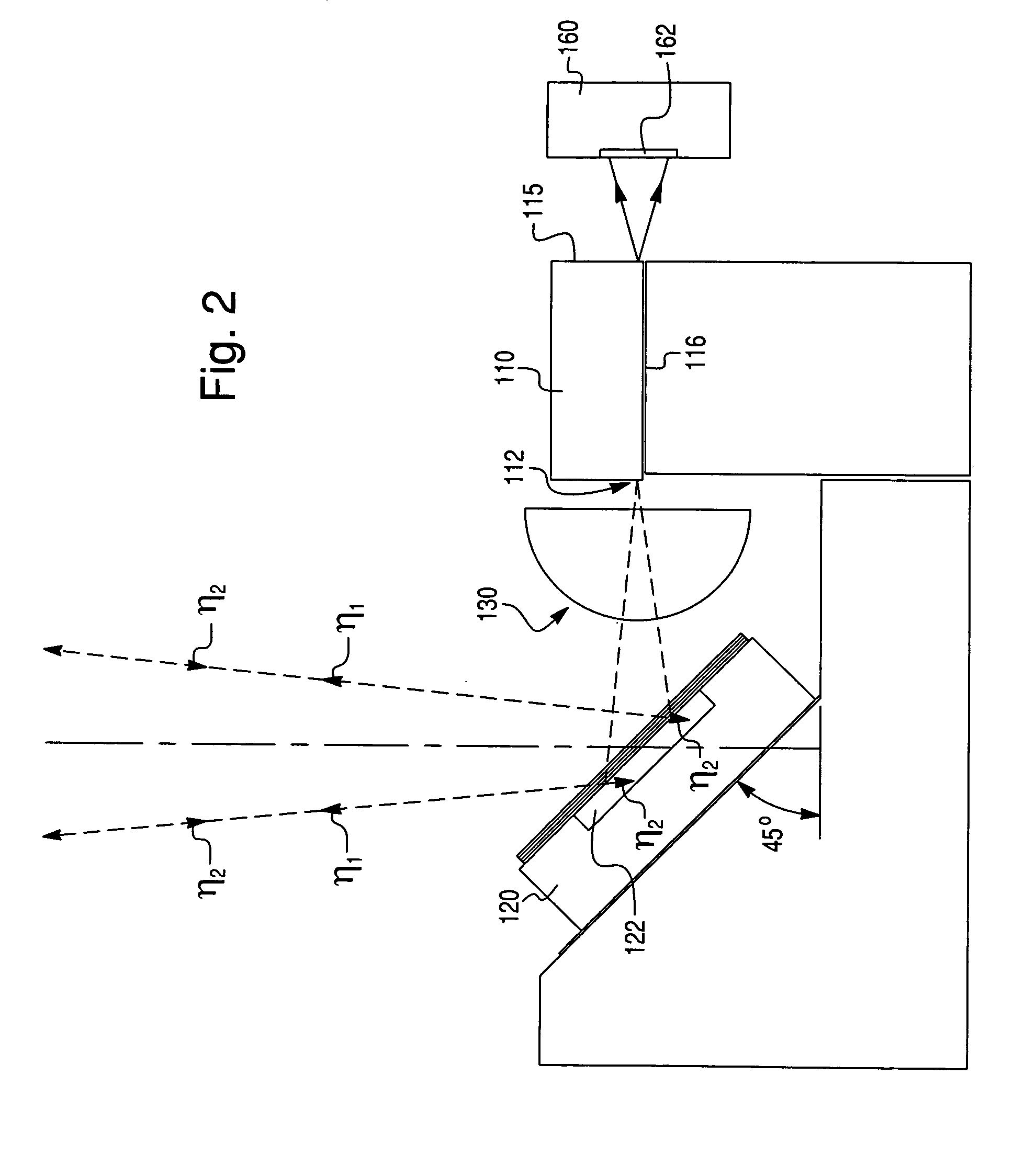 Optical discriminator for transmitting and receiving in both optical fiber and free space applications