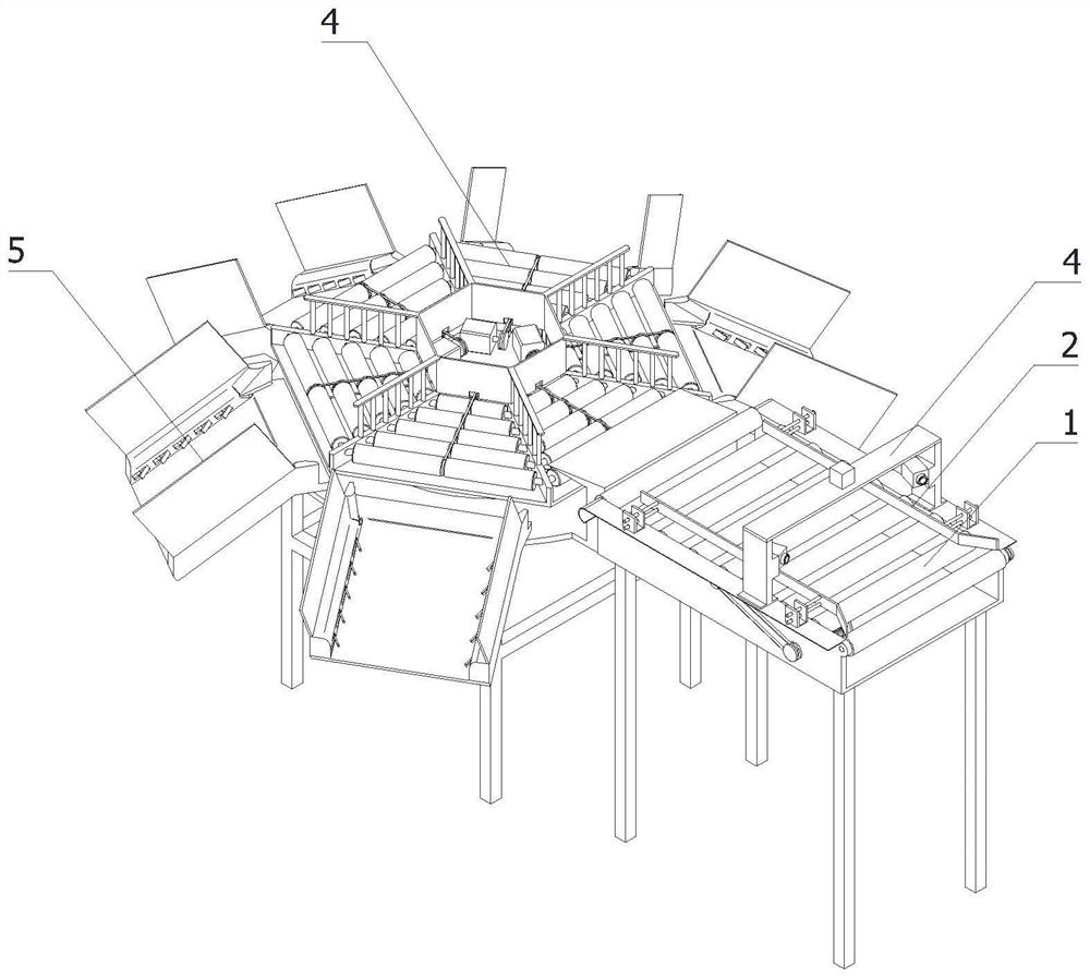 Goods sorting off-line device