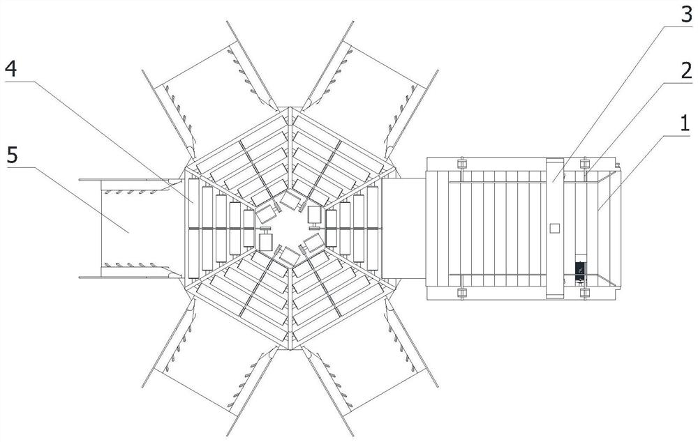 Goods sorting off-line device