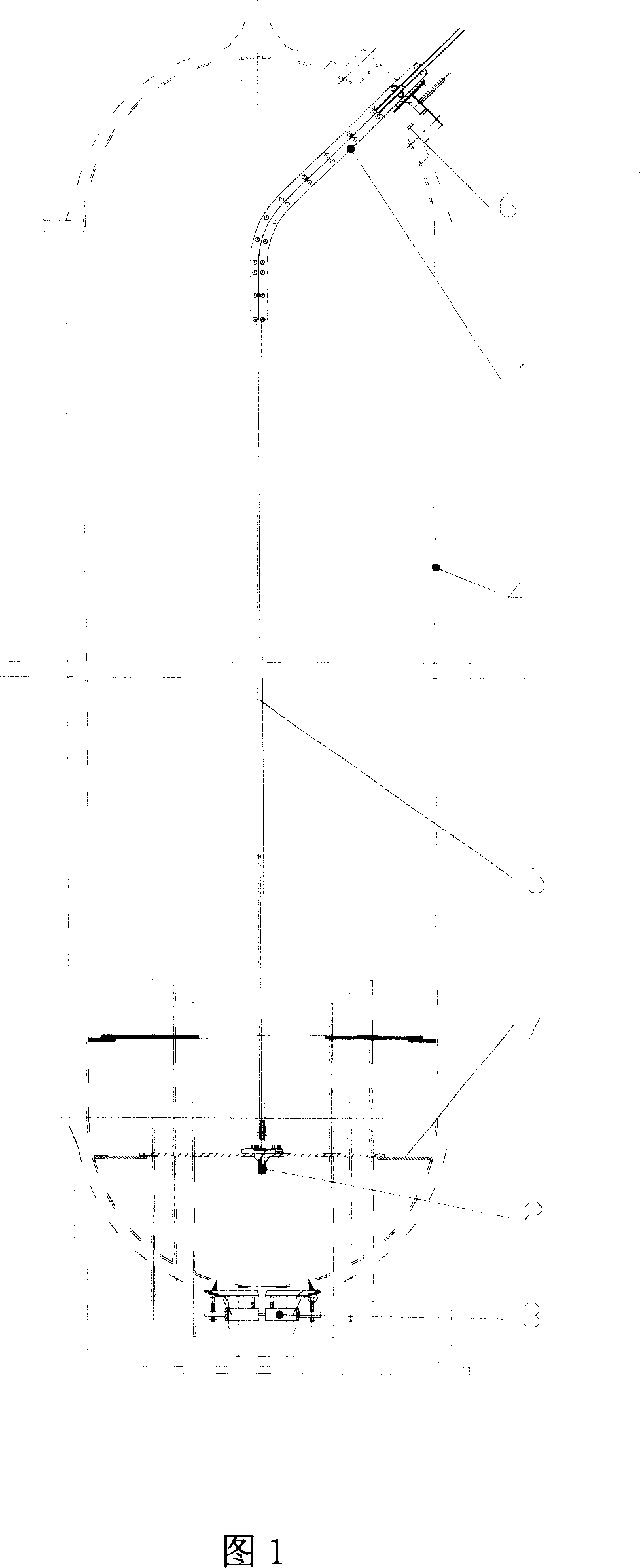 Connector welding seam ray detection and location device for nuclear power station voltage regulator fluctuation pipe