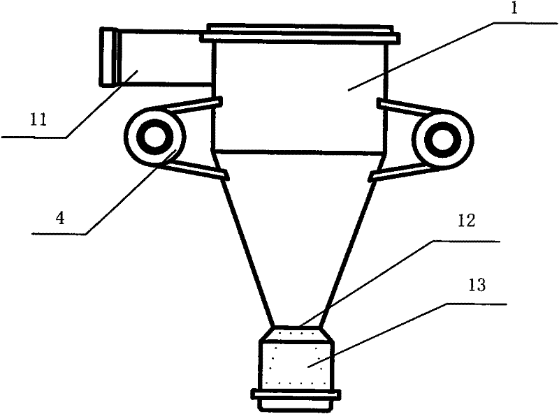 Oil-gas separator of automobile diesel