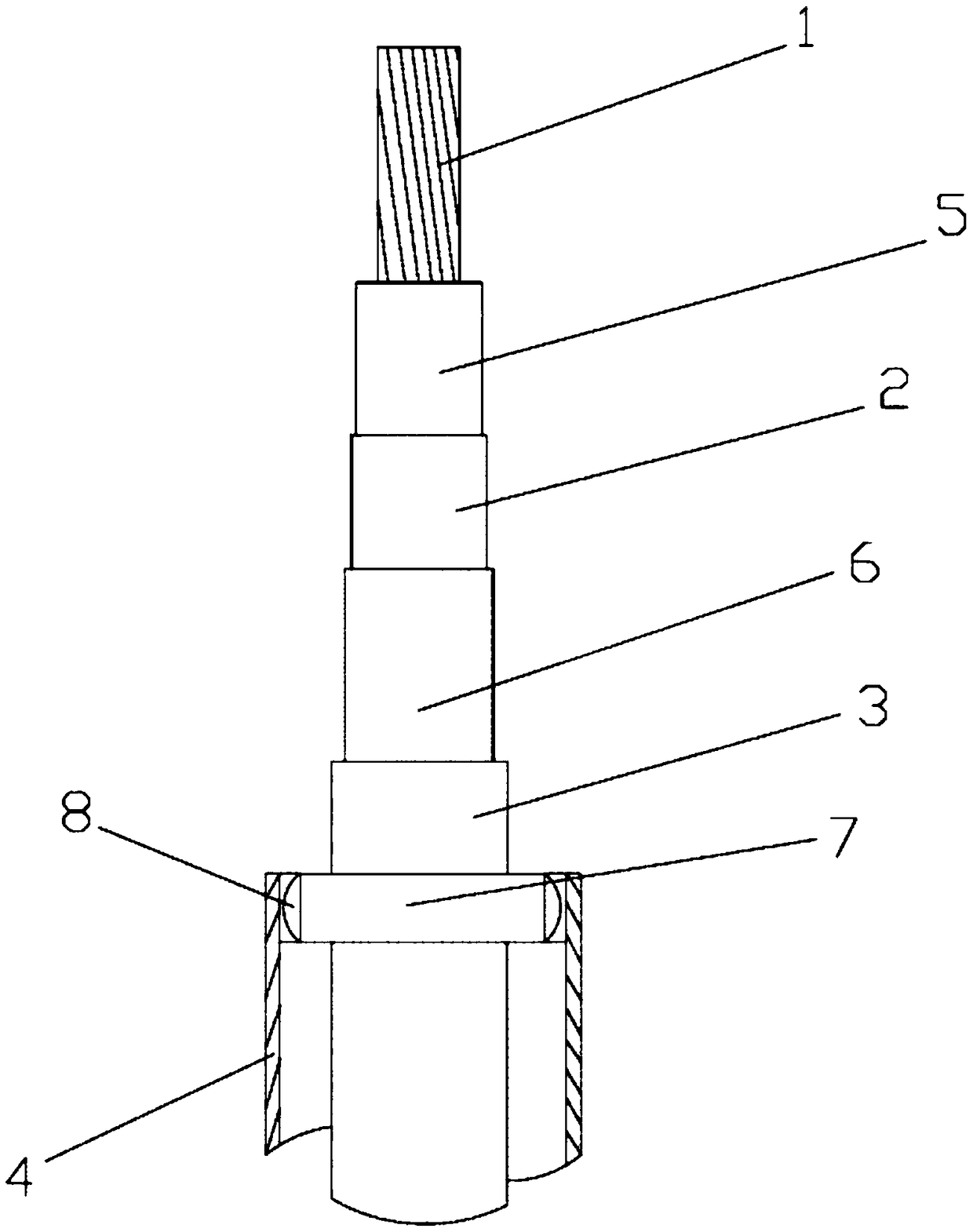 Anti-interference cable with electromagnetic shielding capability