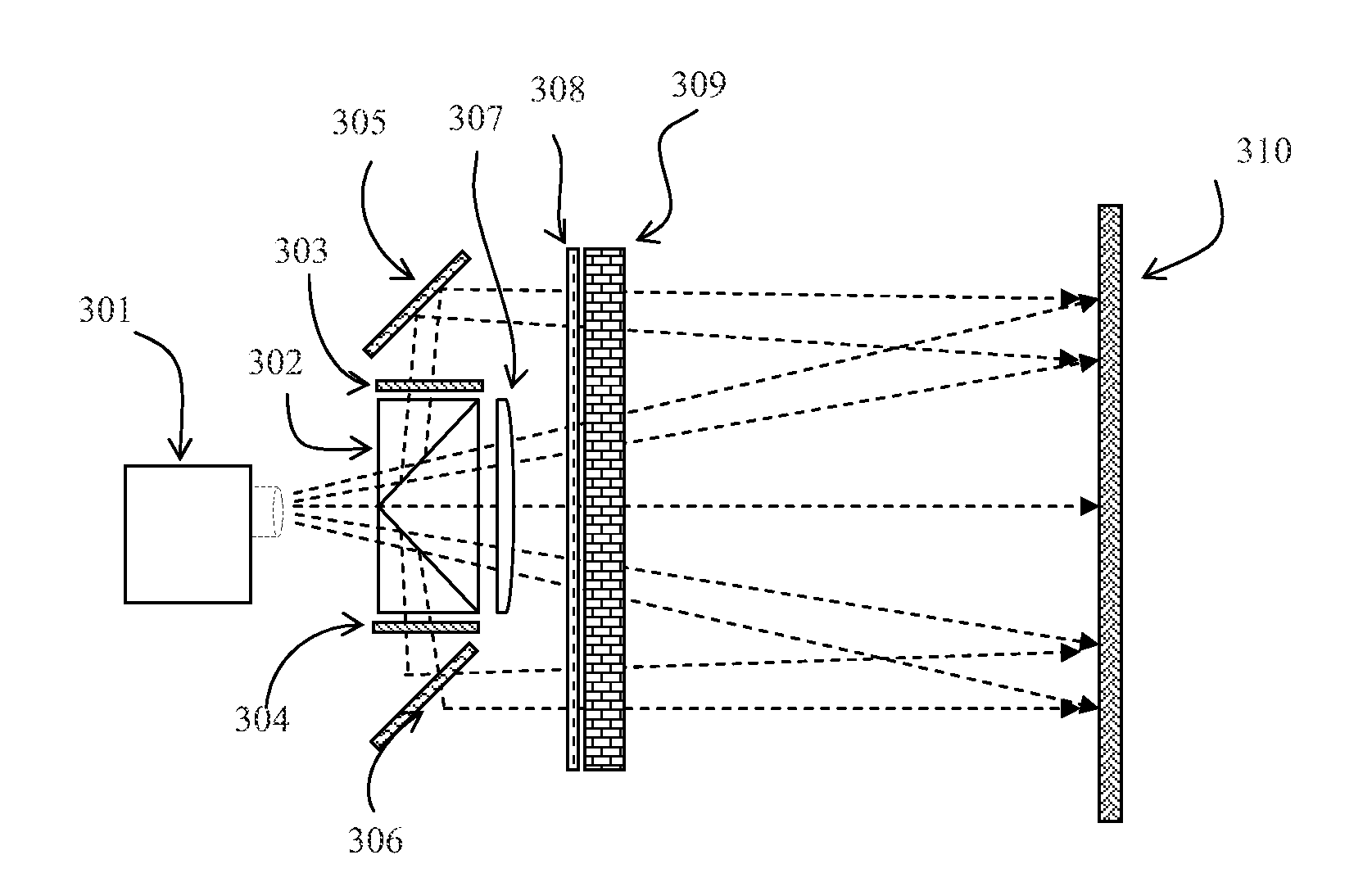 Stereo projection apparatus and stereo projection system  with low throw ratio and high light efficiency