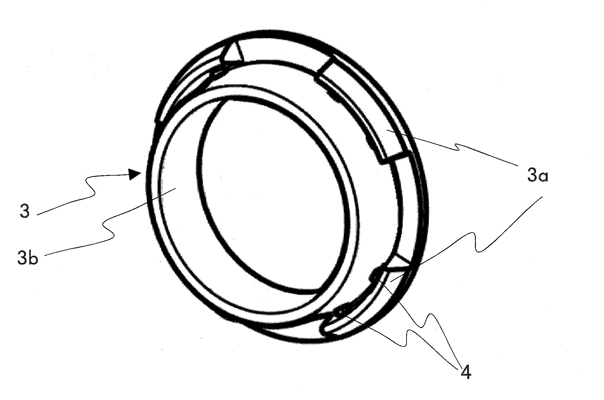 Arrangement on a component of a motor vehicle