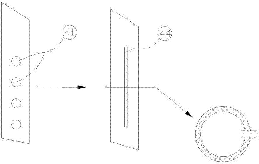 Two-phase flow liquid storage flow stabilizer