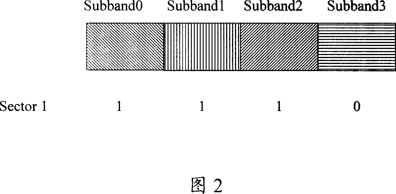 Interference measurement method, resource distribution method and its apparatus for FDMA system