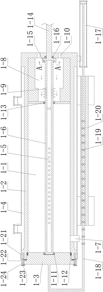 Supercritical co2 anhydrous rotary warp beam horizontal dyeing kettle and its dyeing system