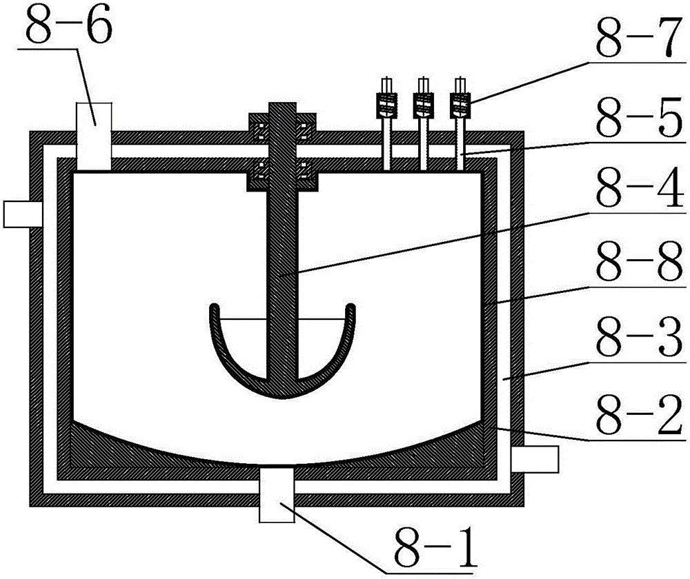 Supercritical co2 anhydrous rotary warp beam horizontal dyeing kettle and its dyeing system