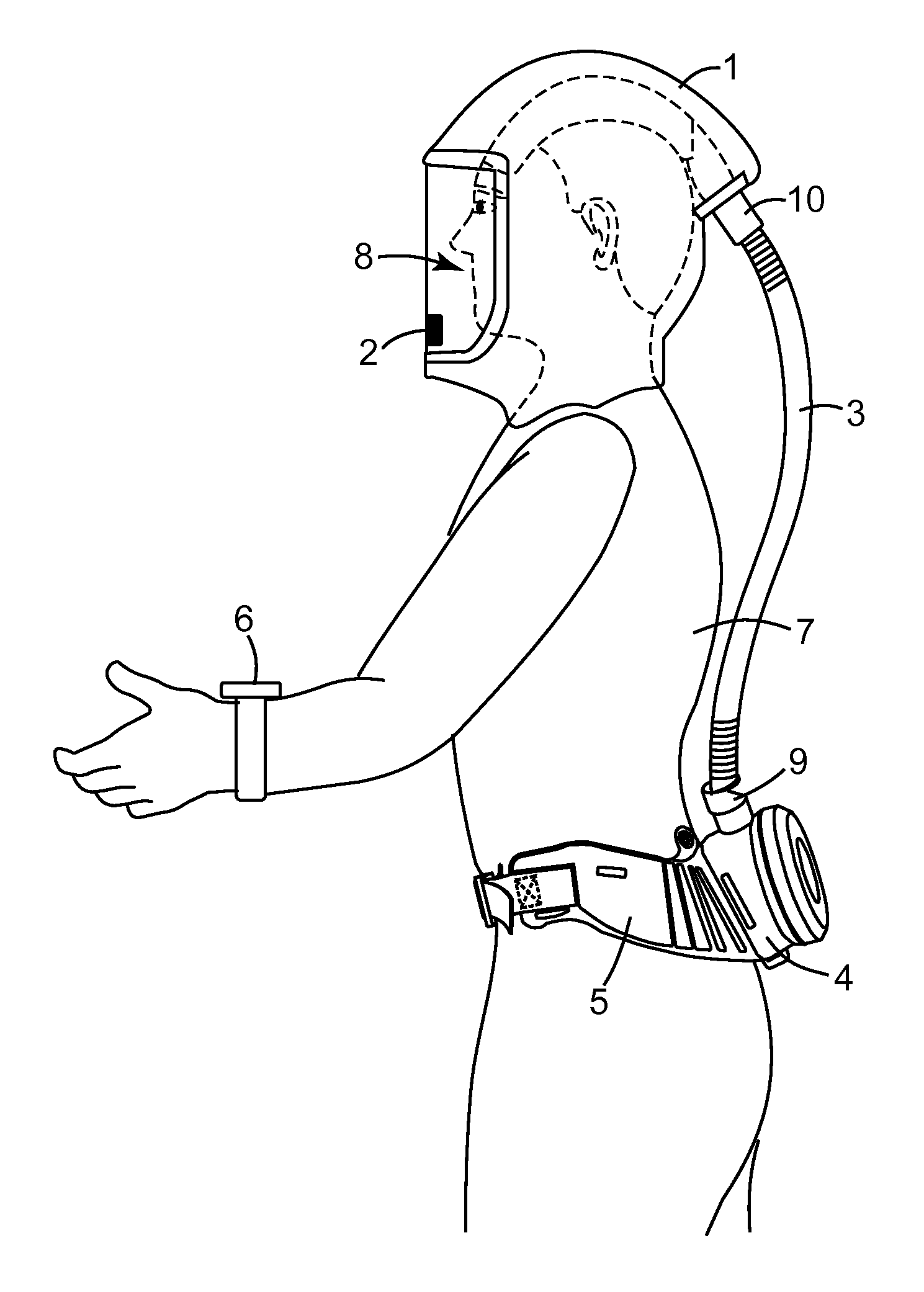 Powered air purifying respirator