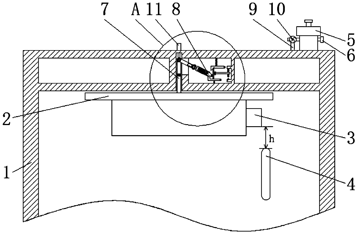 Gas relay for transformer