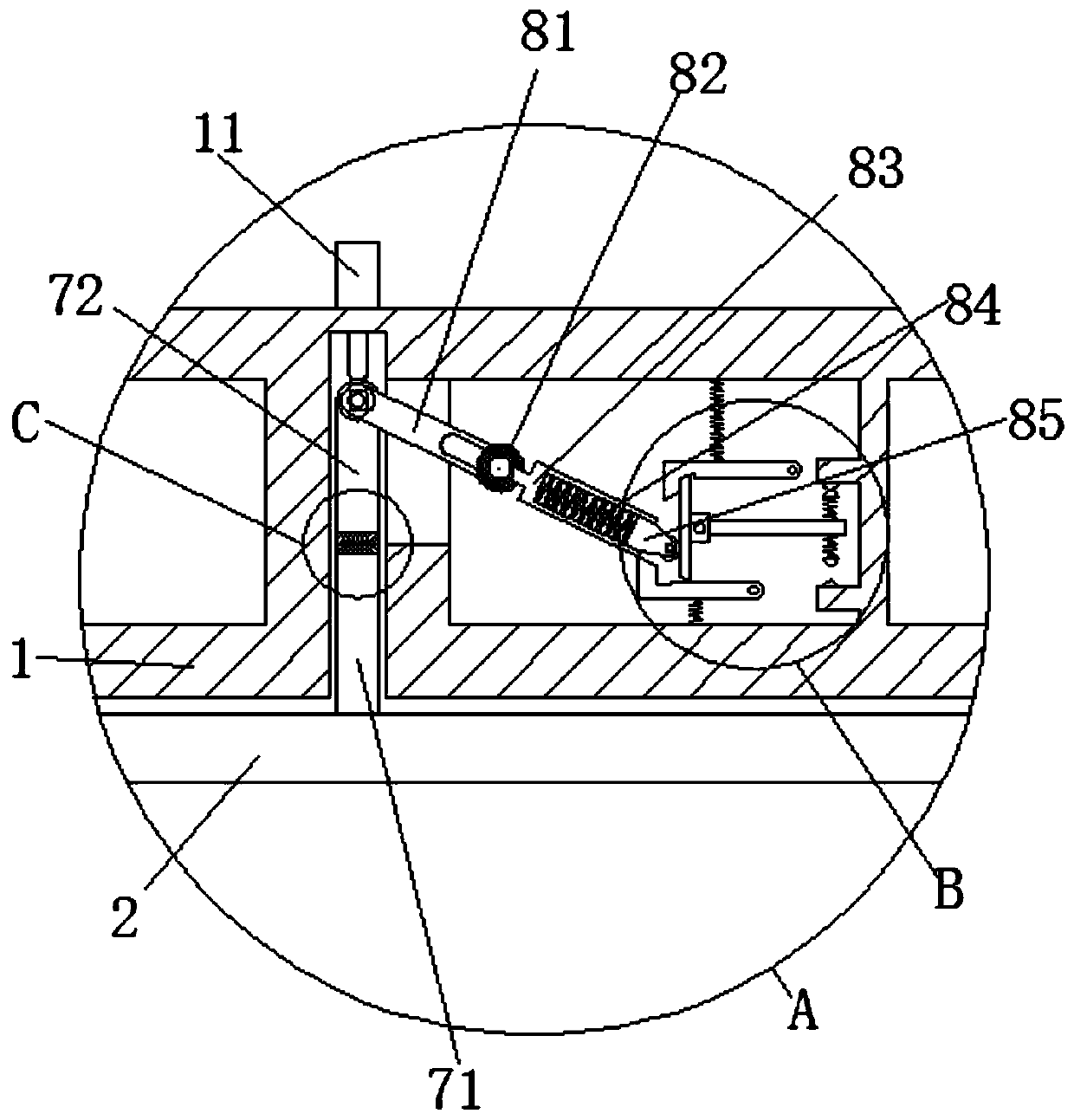 Gas relay for transformer