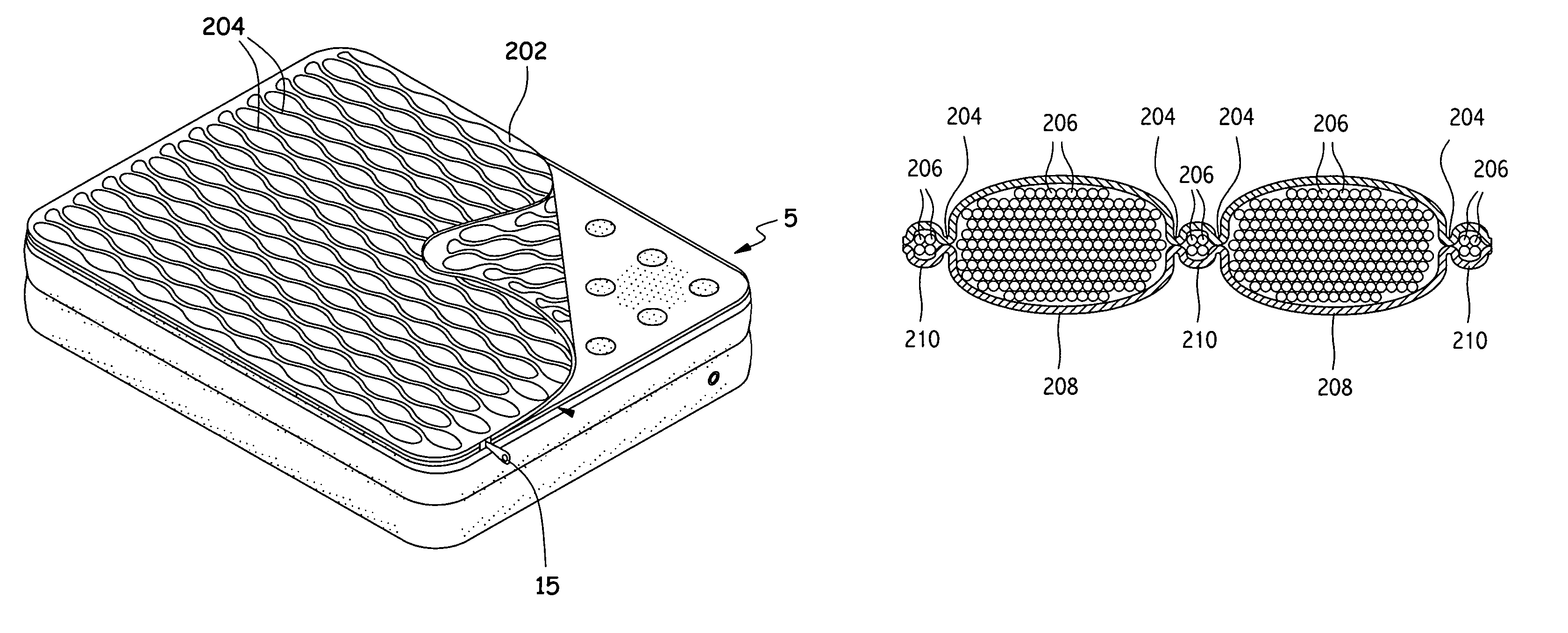 Air mattress with quilted pillow top