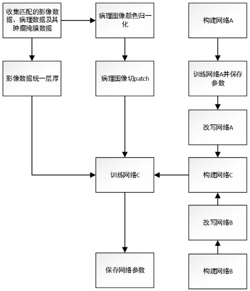 PET/CT automatic lung cancer diagnosis classification model training method based on pathological feature assistance