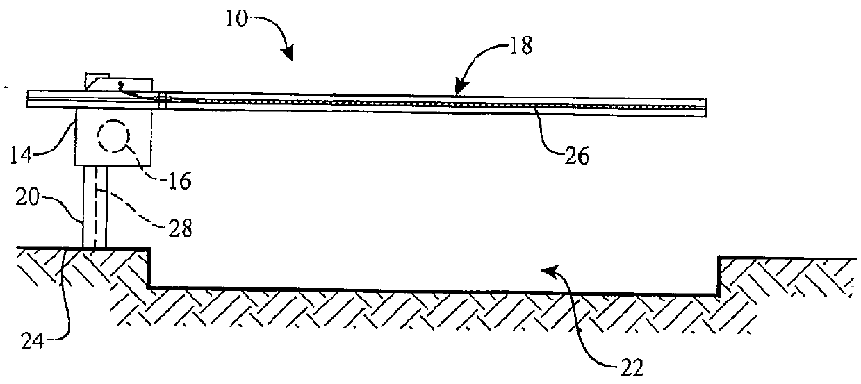 Vehicle barrier system with illuminating gate arm