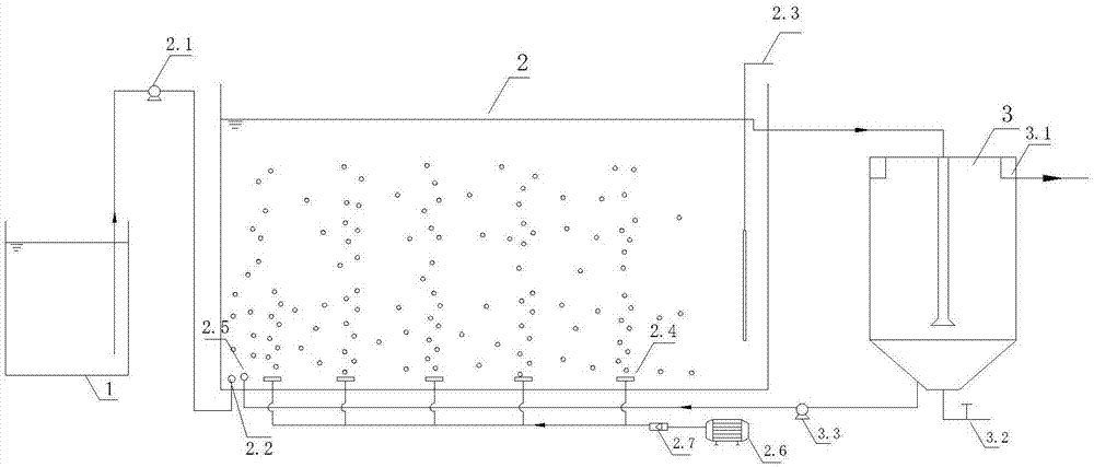 Apparatus and method for treating municipal sewage through plug-flow vertical double-cycle technology