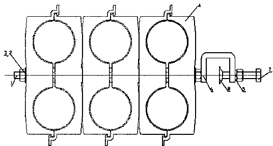 Double-ring self-locking type feeder clamp