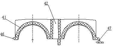 Double-ring self-locking type feeder clamp