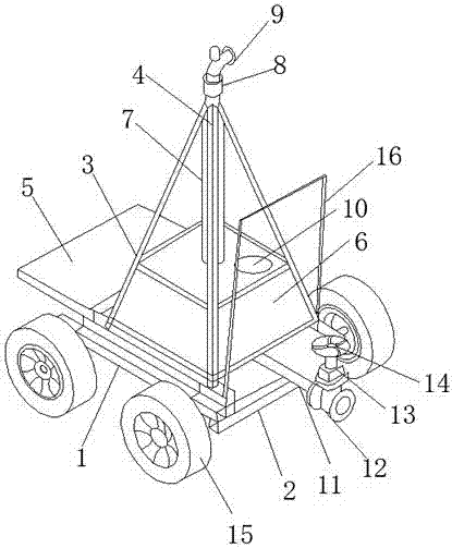 Crop spraying machine