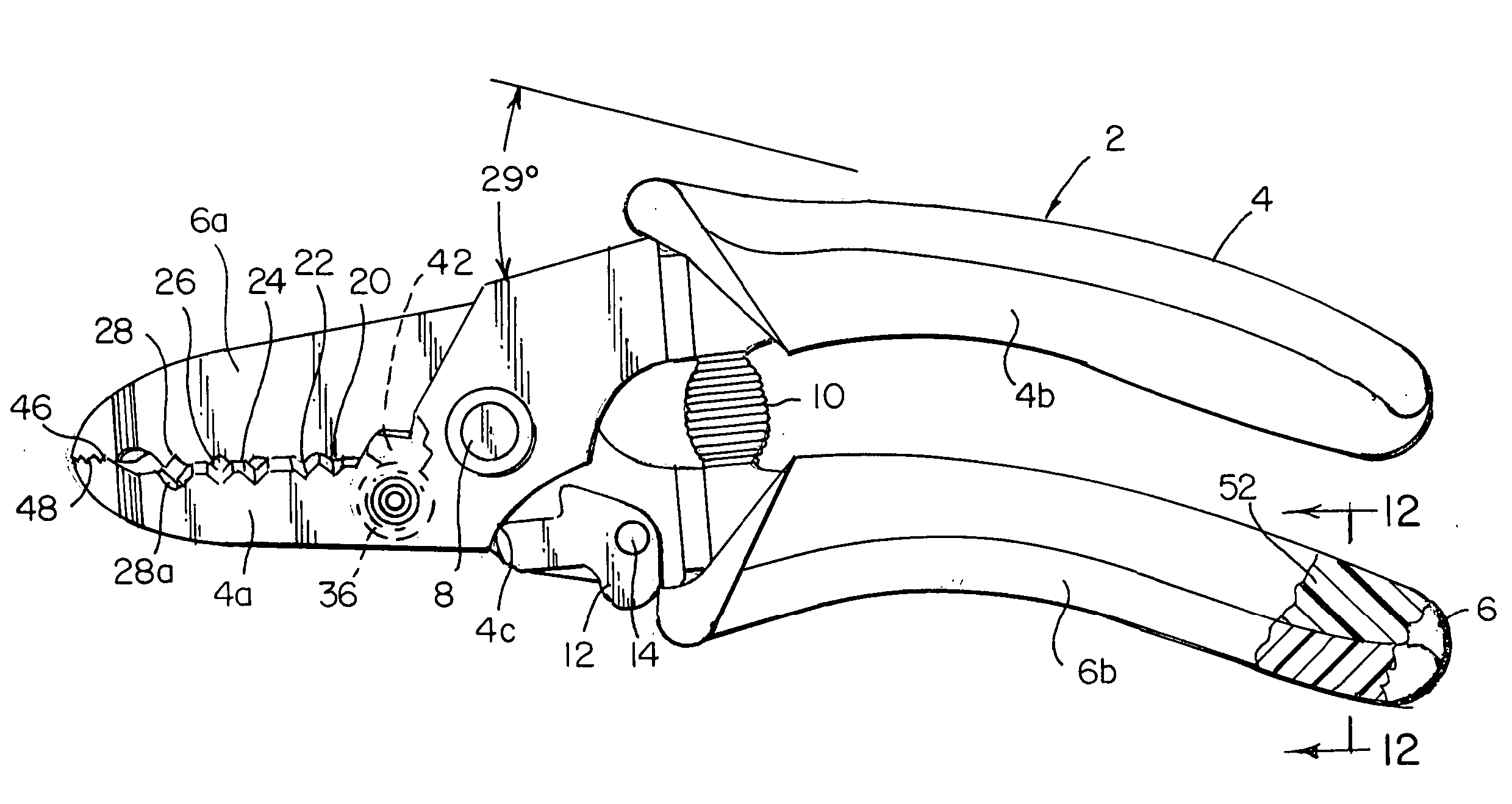 Stripping tool for fiber optic cables