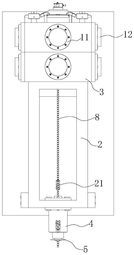 Anchorage damage test device and test method for fracture surrounding rock