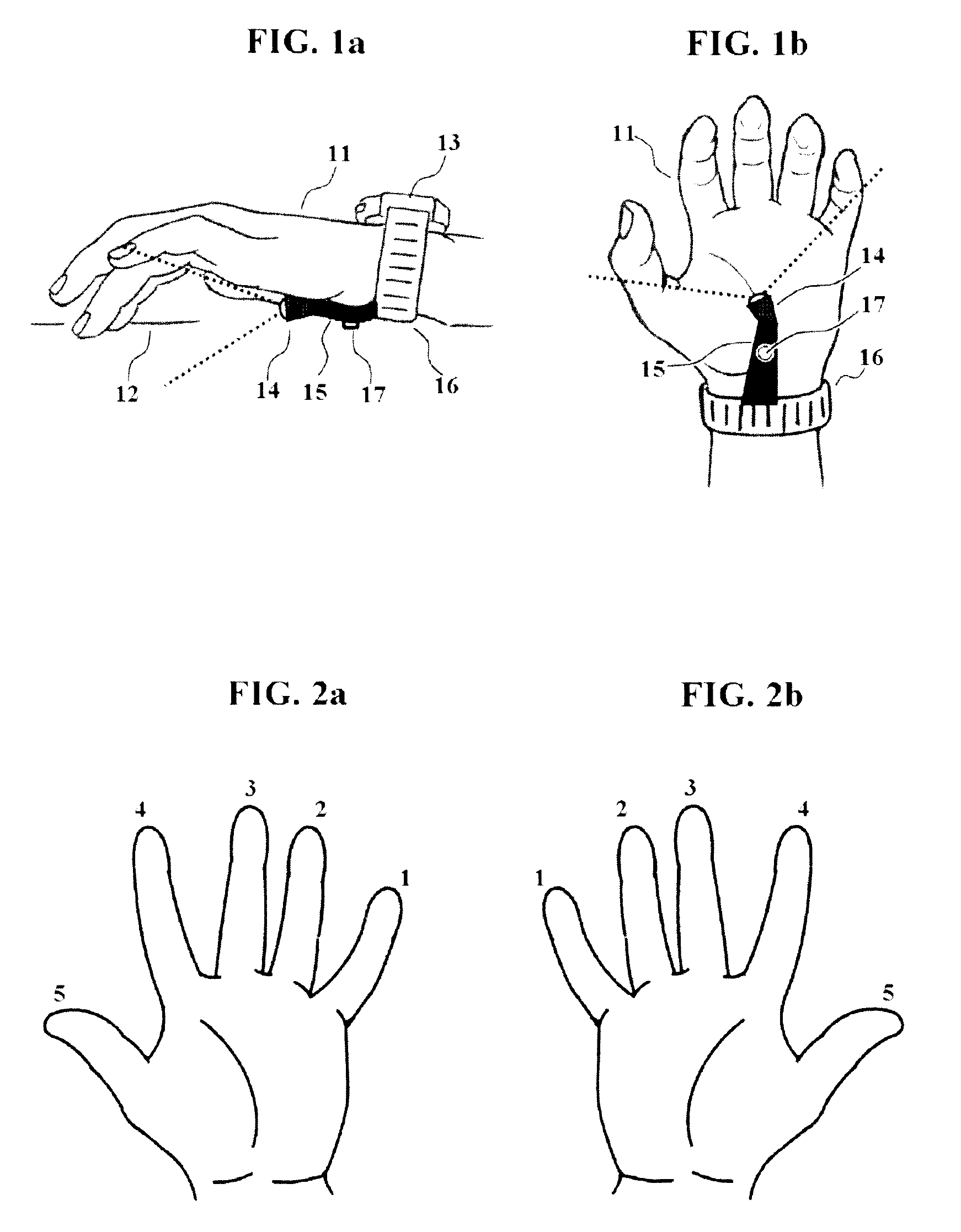 Free fingers typing technology