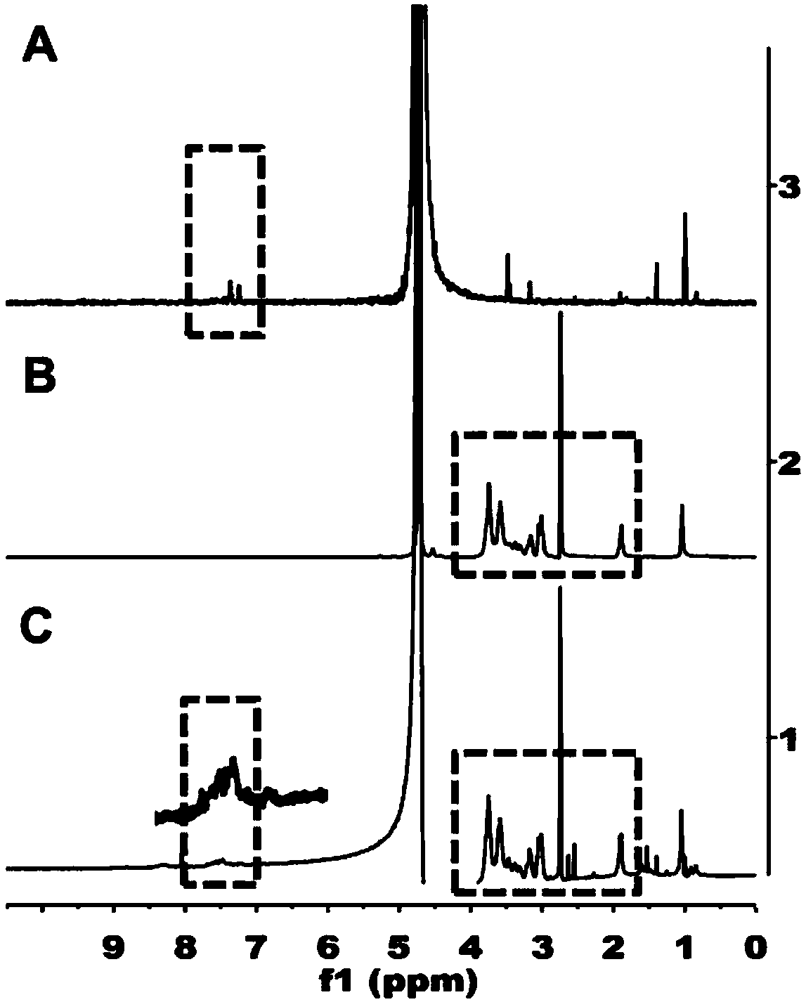 IR-780 iodide-chitosan stearic acid grafted substance as well as preparation and application thereof