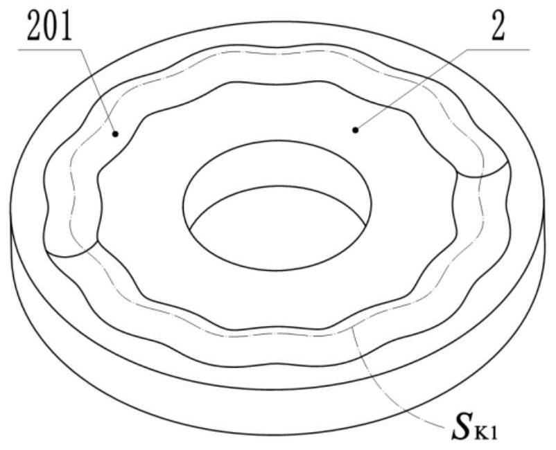 Three string movable tooth transmission mechanism and its reducer