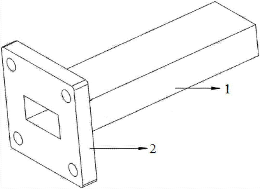 Large-power waveguide load based on electromagnetic meta-material